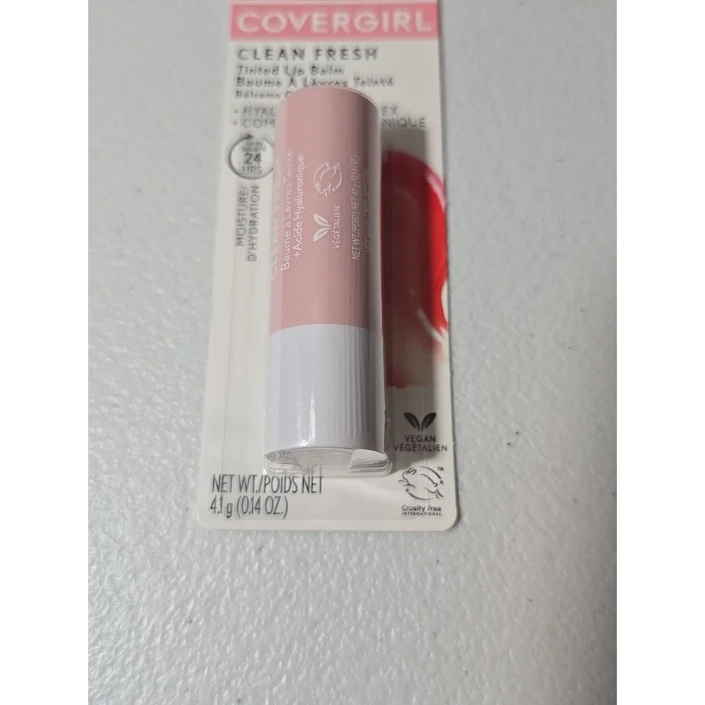 CoverGirl Clean Fresh Tinted Lip Balm Shade 300 Life‎ Is Pink